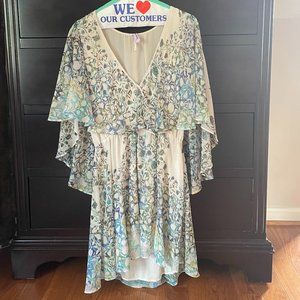 WORN ONCE Free People Flowy Pastel Flowered Dress Size Small